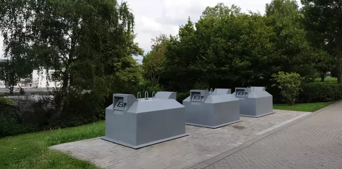 Halbunterflursystem des Hagener Entsorgungsbetriebes